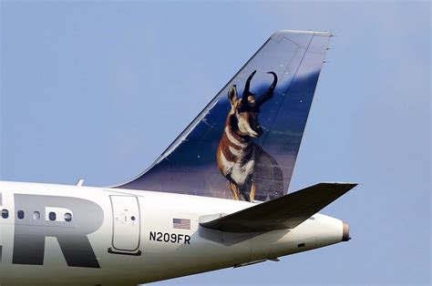 frontier airlines airbus   nfr andre  pronghorn antelope