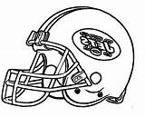 Coloring Pages Football Helmet Nfl York Jets Printable Giants Drawing Steelers Cowboys Dallas College Logo Seahawks Yankees Panthers Helmets Players sketch template