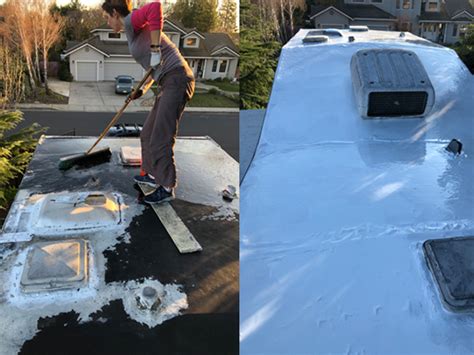 mobile home roof sealant shiever scarboro
