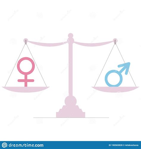 Equality Of Men And Women Male And Female Equality Concept Gender