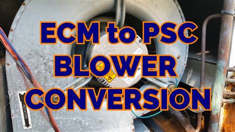 psc  ecm motor conversion