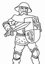 Guerreros Medievales Gladiadores sketch template