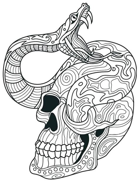 printable sugar skull coloring pages
