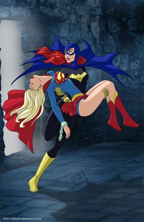 Batgirl And Supergirl Batman Robin Batgirl Batwoman