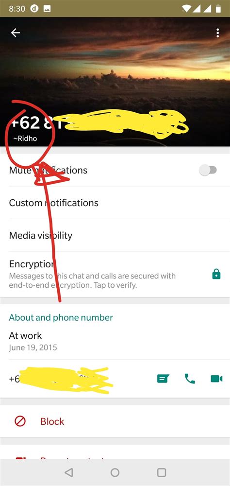 mengetahui nama whatsapp  nomor  tidak dikenal  fixme
