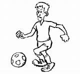 Futbol Futebol Jugador Jogador Giocatore Joueur Dibuixos Stampare Desportos sketch template