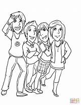 Icarly Coloring Sam Gibby Pages Ricky Dicky Dawn Nicky Cat Nickelodeon Freddie Carla Printable Drawing Popular Template Categories sketch template