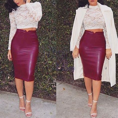 how to wear a faux leather skirt lighten girls tone light fashion and beauty clothes