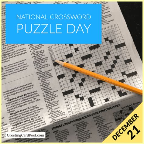 national crossword puzzle day featuring faqs quotes fun facts tips