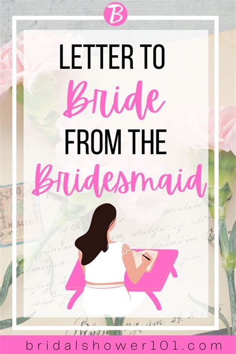 letter  bride  bridesmaid  examples bride scrapbook