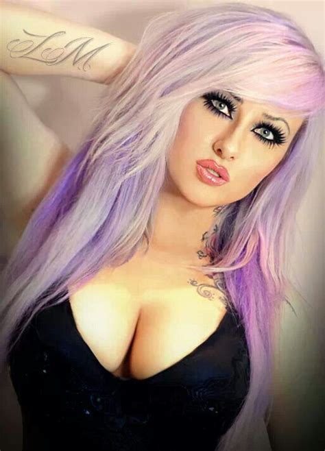 scene hair and make up pretty hairstyles purple hair