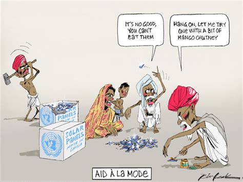 Australian Cartoon Depicting Indians Eating Solar Panels