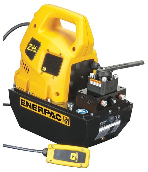 enerpac electric hydraulic pump  manual    position control valve vyzupb