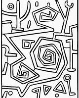 Klee Paul Rose Coloring Pages Thecolor Color sketch template