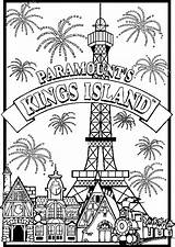 Kings Coloring Island Paramount Sheet Sheets 1997 Tower sketch template