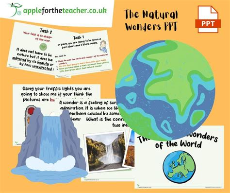 natural wonders   world  apple   teacher