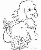 Cute Coloring Pages Animal Puppy Super Dog Print Printable Puppies Color Dogs Kids Showing sketch template