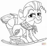Pony Coloring Little Pages Granny Smith Color sketch template