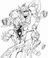 Ultraman Img13 sketch template