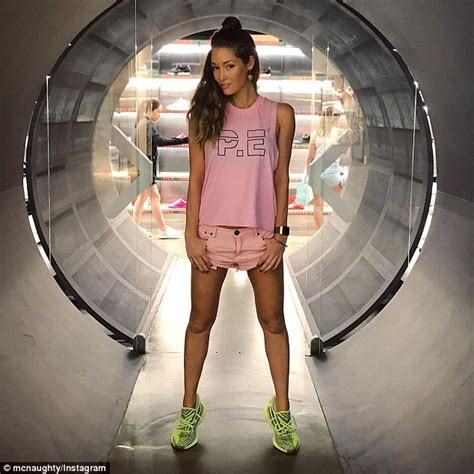 erin mcnaught reveals pins during gold coast getaway daily mail online