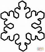 Nieve Copo Copos Snowflake sketch template