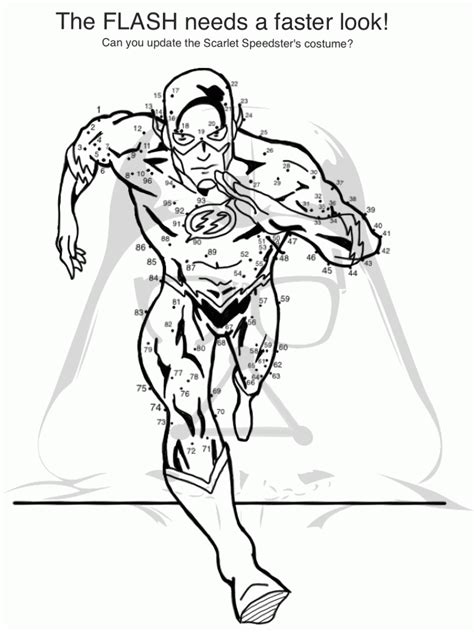 coloring pages flash superhero   coloring pages flash