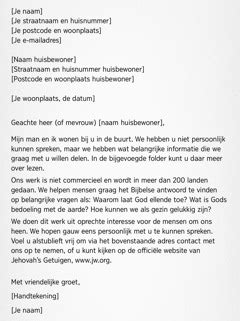 goede brieven schrijven voorbeeldbrief