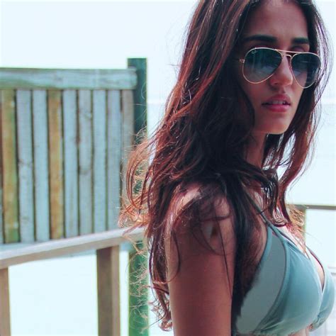 Disha Patani Hot And Spicy Pic In A White Bikini Bollywood Instagram