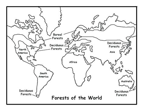 printable world map coloring page  countries labeled