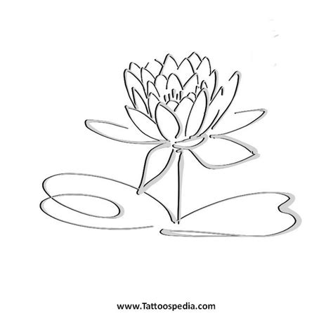 outline  lotus flower tattoo jpg  lotus flower outline