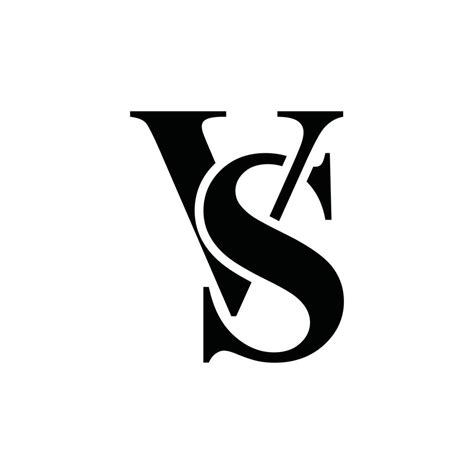 sv initial letter logo design vector  vector art  vecteezy