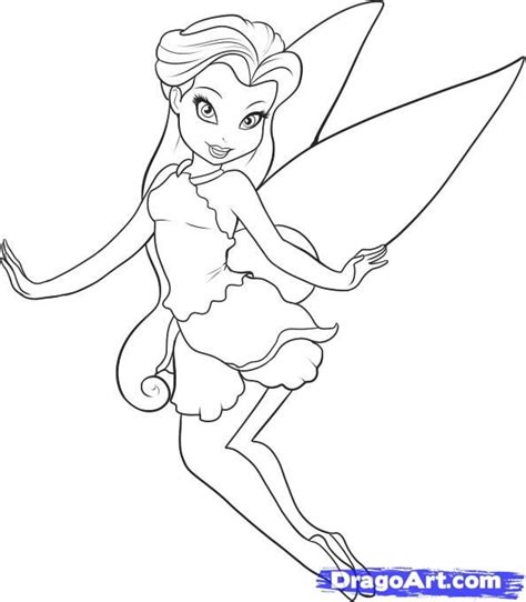 rosetta fairy drawings drawings fairy coloring pages