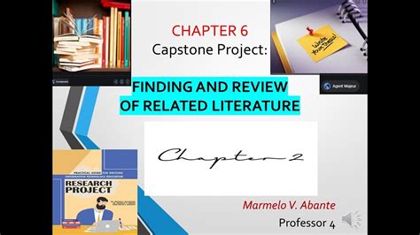 chapter  capstone project  review  literature youtube