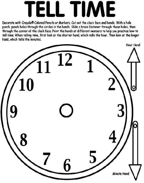 time coloring page crayolacom