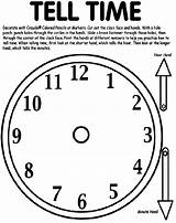 Time Tell Coloring Pages Color Crayola Print Au sketch template
