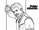 Pablo Alborán Coloring Singer Pages Alboran Coloringcrew sketch template