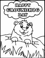 Groundhog Groundhogs Wecoloringpage sketch template