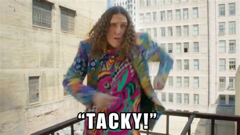 weird al trades happy for tacky in celeb filled