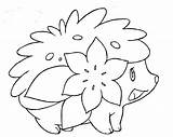 Pokemon Coloring Pages Flower Great A4 sketch template
