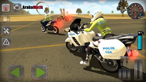 trafik polisi motorsiklet simuelatoer oyunu police