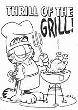 Coloring Garfield Pages Grill Printable Bbq Thrill Print Color Kids Sheets Online Show Template Grilling Coloringpages101 Colouring Board Choose Book sketch template