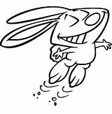 Hopping Bunny Coloring Pages Grin Big Designlooter Color 612px 69kb sketch template