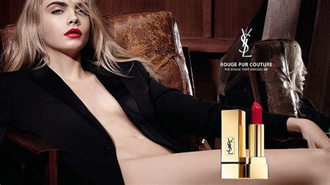 Cara Delevingne Poses Naked Underneath A Blazer For Smoking Hot Ysl