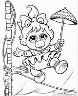 Muppet Coloring Pages Babies Muppets Miss Piggy Color Cartoons Gif Printable Popular Colouring Kermit Coloringhome sketch template