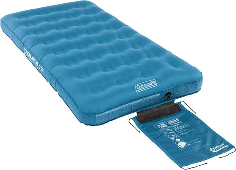 coleman adult durarest single air bed blue  amazoncouk sports
