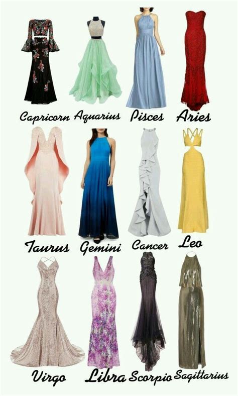 zodiac gown dress zodiac clothes zodiac signs dresses