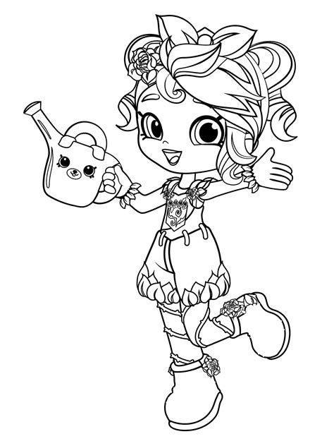 printable shopkins shoppies coloring pages