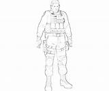 Resident Evil Coloring Pages Redfield Chris Another Template sketch template