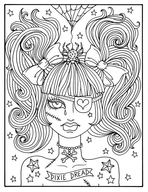 view spooky halloween coloring pages  adults gif colorist