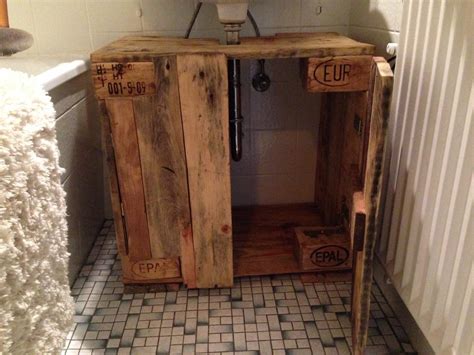 bathroom cabinet cupboard  sink  pallet timber pallet furniture
